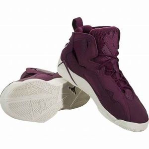 Burgundy Jordan True Flight Shoes